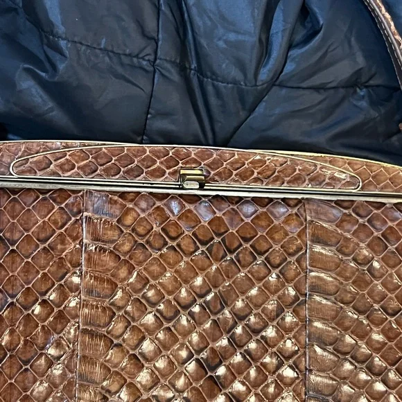 Genuine Python Handbag - Picture 3 of 16